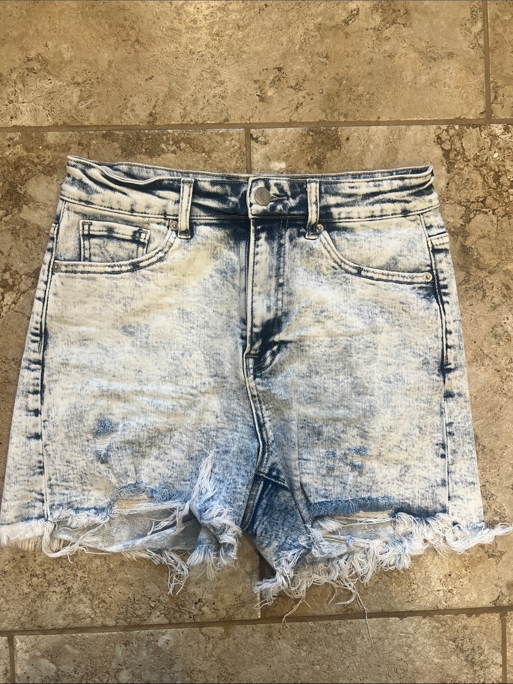 Risen Acid Wash Denim Women’s Shorts